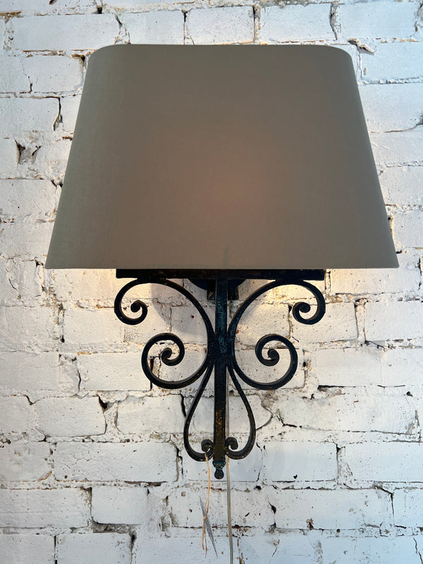FRENCH ANTIQUE PANEL SCONCE